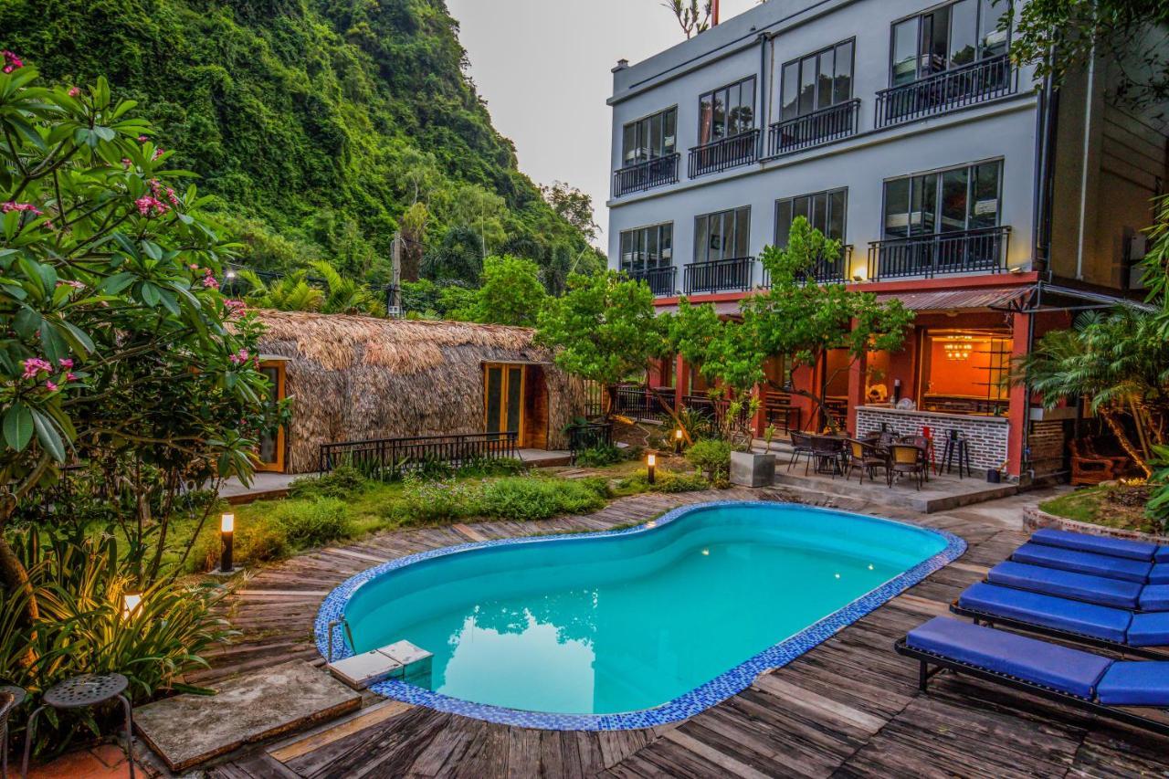 Catba Backpackers Hostel & Pool Bar Chan Chau Exterior foto