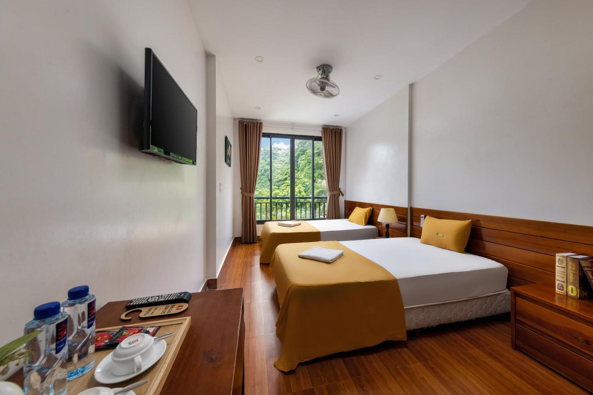 Catba Backpackers Hostel & Pool Bar Chan Chau Exterior foto